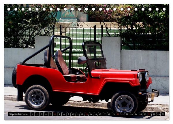 Produktbild: Auto-Legenden: WILLYS (Tischkalender 2026 DIN A5 quer), CALVENDO Monatskalender