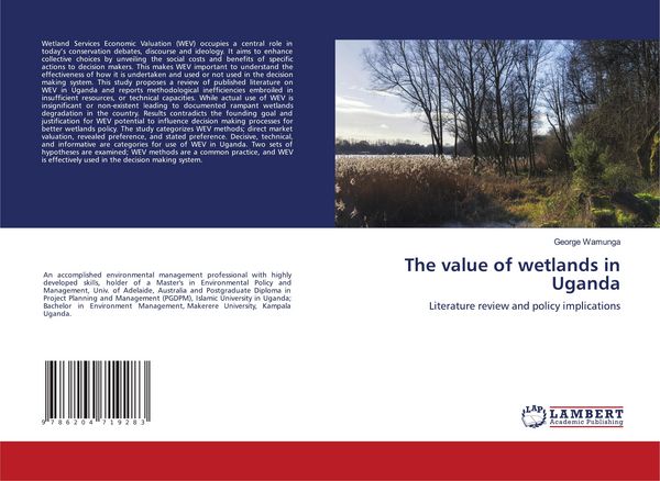 Produktbild: The value of wetlands in Uganda