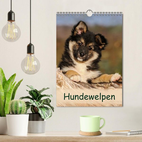 Produktbild: Hundewelpen (Wandkalender 2026 DIN A4 hoch), CALVENDO Monatskalender