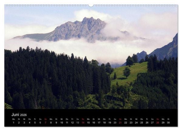 Produktbild: Allg&auml;uer Impressionen (Wandkalender 2026 DIN A2 quer), CALVENDO Monatskalender