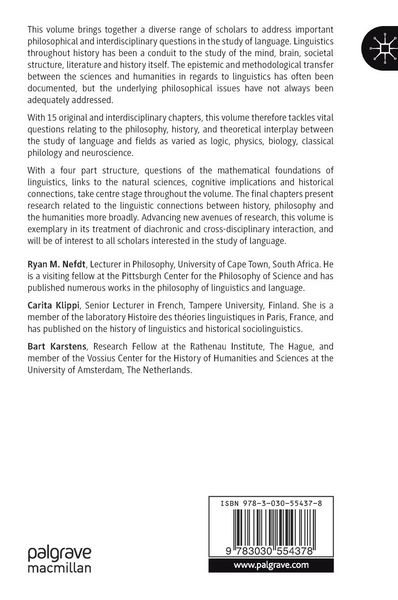 Produktbild: The Philosophy and Science of Language