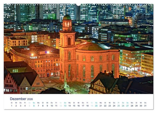 Produktbild: Fantastisches Frankfurt (hochwertiger Premium Wandkalender 2026 DIN A2 quer), Kunstdruck in Hochglanz