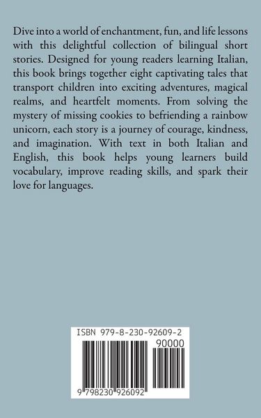 Produktbild: The Rainbow Unicorn And Other Bilingual Italian-English Stories for Children