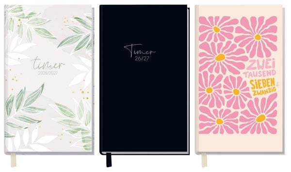 Produktbild: H&auml;fft-Timer - Jugendkalender slim 26/27