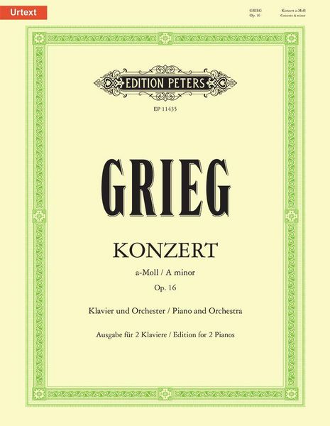 Produktbild: Konzert a-Moll op. 16 -f&uuml;r Klavier und Orchester