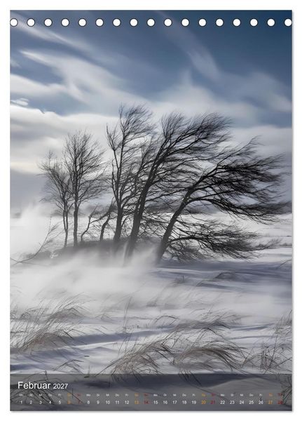 Produktbild: Elemente der Natur (Tischkalender 2027 DIN A5 hoch), CALVENDO Monatskalender
