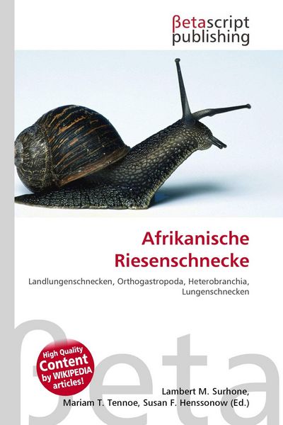 Produktbild: Afrikanische Riesenschnecke