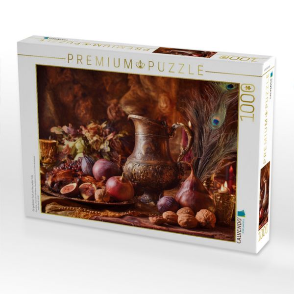 Produktbild: CALVENDO Puzzle Ein gedeckter Tisch, ein Herz voller F&uuml;lle | 1000 Teile Lege-Gr&ouml;&szlig;e 64x48cm Foto-Puzzle f&uuml;r gl&uuml;ckliche Stunden