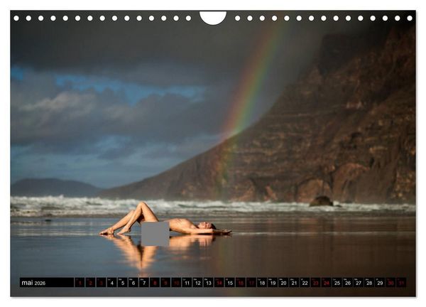 Produktbild: Lanzarote et le nu (Calendrier mural 2026 DIN A4 vertical), CALVENDO calendrier mensuel