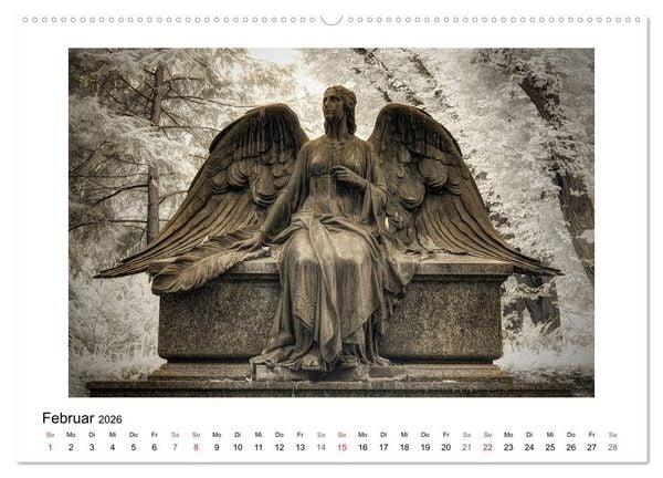 Produktbild: your guardian angel - Dein Schutzengel f&uuml;r jeden Tag (hochwertiger Premium Wandkalender 2026 DIN A2 quer), Kunstdruck in Hochglanz