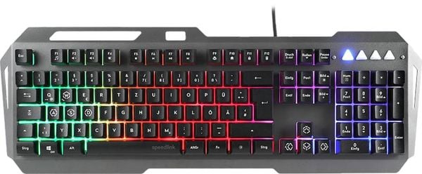 Produktbild: SPEEDLINK LUNERA 4in1 RGB Gaming Set, black - DE layout