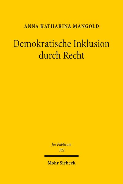 Produktbild: Demokratische Inklusion durch Recht