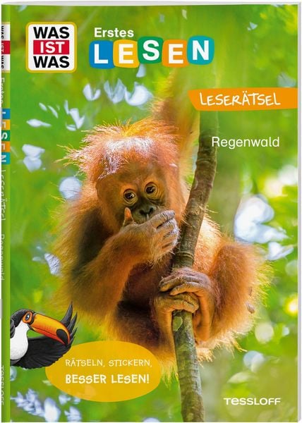 WAS IST WAS Erstes Lesen. Leserätsel Regenwald, Geheftet von Waltraud Grill, Tessloff Verlag Ragnar Tessloff GmbH & Co. KG, 9783788681487
