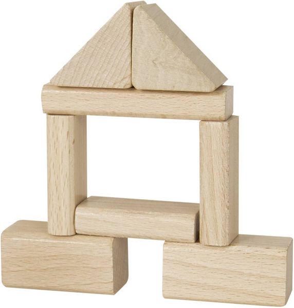 Eichhorn 100050141 - Holzbausteine natur 50-teilig