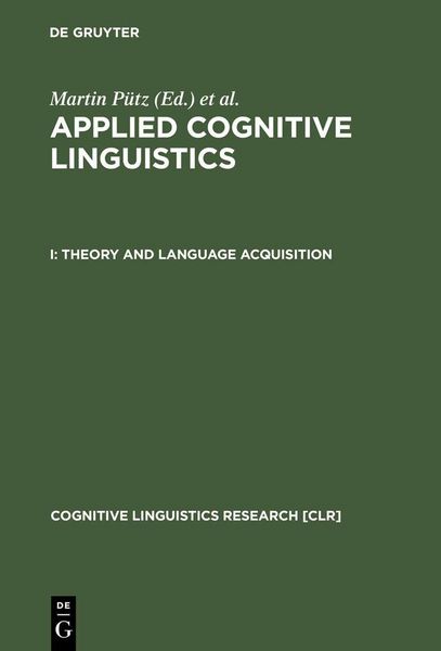 Produktbild: Theory and Language Acquisition
