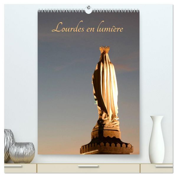 Lourdes en lumière (Calendrier mural 2026 DIN A2 horizontal) calendrier de bureau