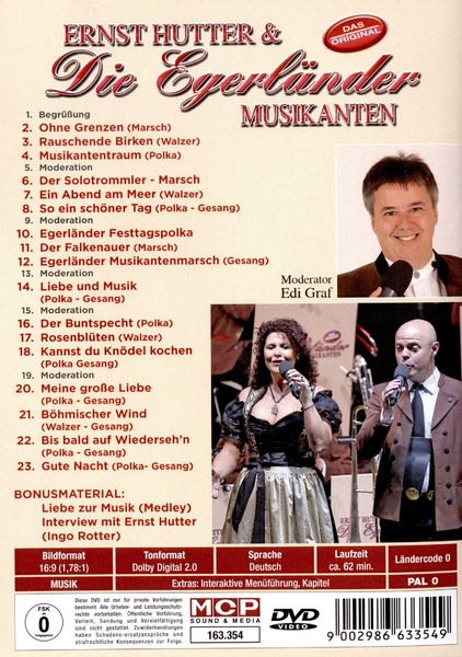 Produktbild: Ernst Hutter & Die Egerl&auml;nder Musikanten - Das grandiose Open Air Konzert in Altusried - Live