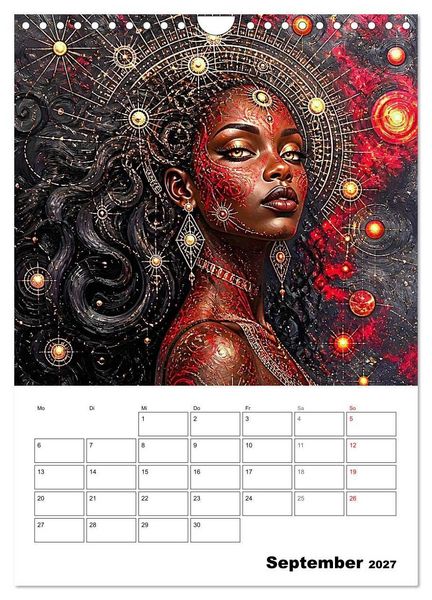 Produktbild: Mystische Gesichter der Unendlichkeit (Wandkalender 2027 DIN A4 hoch), CALVENDO Monatskalender