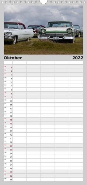 Produktbild: The art of mobility - Auto-Tr&auml;ume in Chrom - Familienplaner hoch (Wandkalender 2022 , 21 cm x 45 cm, hoch)