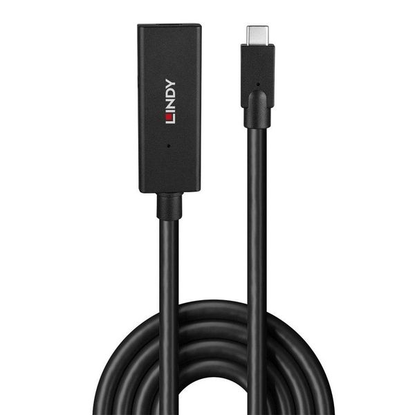 Produktbild: LINDY USB-C&reg; Kabel USB 3.2 Gen2 USB-C&reg; Stecker, USB-C&reg; Buchse 5.00m Schwarz 43364