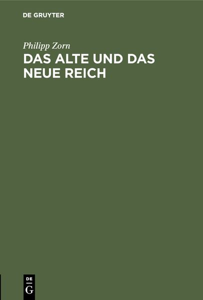 Produktbild: Das alte und das neue Reich