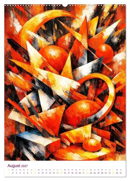 Produktbild: Wilde Ordnung - Kunst im Chaos (Wandkalender 2027 DIN A2 hoch), CALVENDO Monatskalender