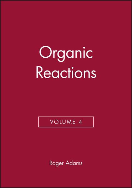 Produktbild: Organic Reactions, Volume 4