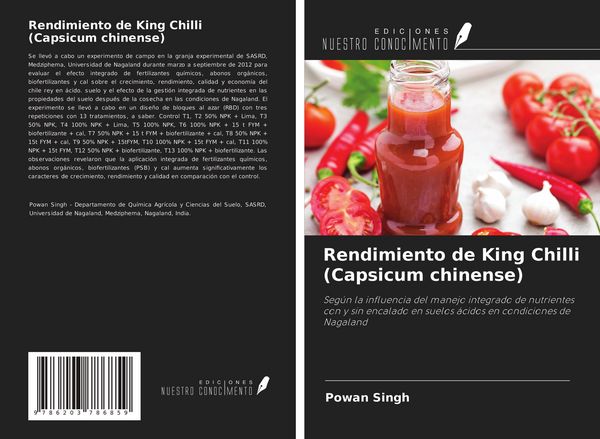 Produktbild: Rendimiento de King Chilli (Capsicum chinense)
