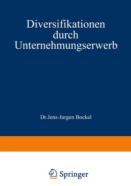 Produktbild: Diversifikationen durch Unternehmungserwerb