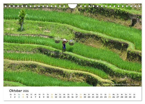 Produktbild: Bezauberndes Asien 2026 (Wandkalender 2026 DIN A4 quer), CALVENDO Monatskalender