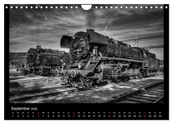 Produktbild: Dampflokomotiven (Wandkalender 2026 DIN A4 quer), CALVENDO Monatskalender