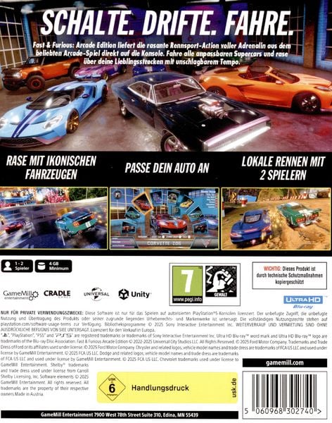 Produktbild: Fast & Furious - Arcade Edition