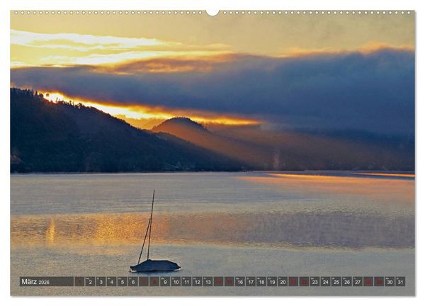 Produktbild: Der W&ouml;rthersee - &Ouml;sterreichs Riviera (hochwertiger Premium Wandkalender 2026 DIN A2 quer), Kunstdruck in Hochglanz
