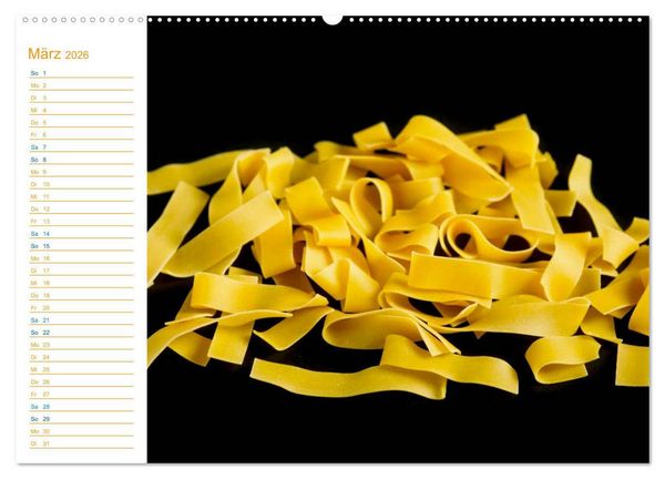 Produktbild: Pasta (hochwertiger Premium Wandkalender 2026 DIN A2 quer), Kunstdruck in Hochglanz