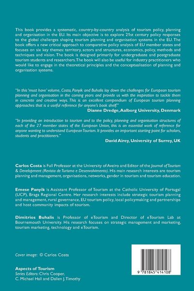 Produktbild: European Tourism Planning and Organisation Systems