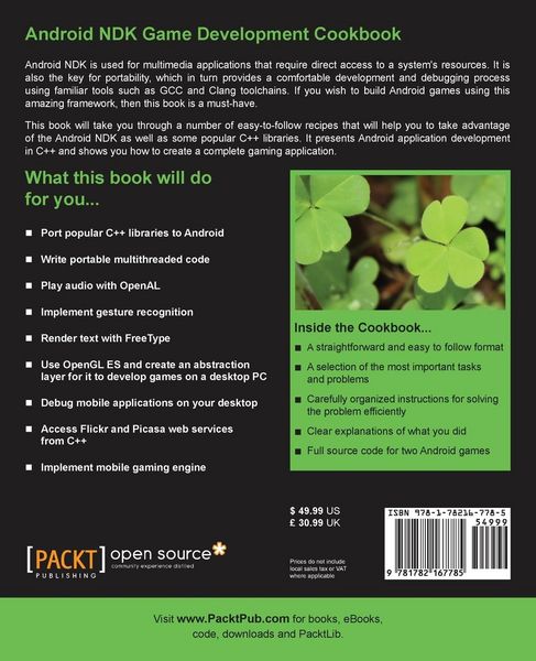 Produktbild: Android Ndk Game Development Cookbook