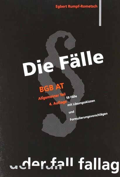 Produktbild: Die F&auml;lle. BGB AT