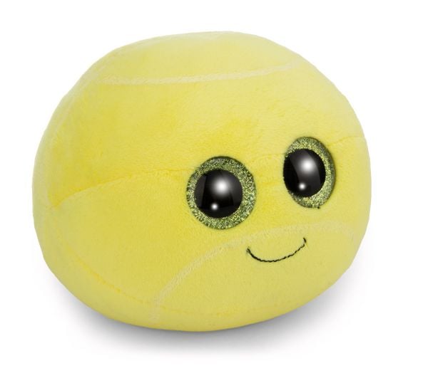 Produktbild: NICI Pl&uuml;sch GLUBSCHIS Tennisball Dennis gelb 13cm