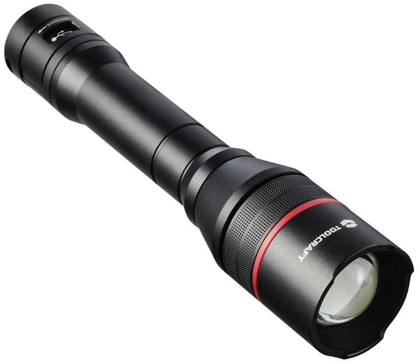Produktbild: TOOLCRAFT TO-8702946 Handlampe verstellbar, mit USB-Schnittstelle, mit Stroboskopmodus akkubetrieben 3500 lm 7 h 397 g
