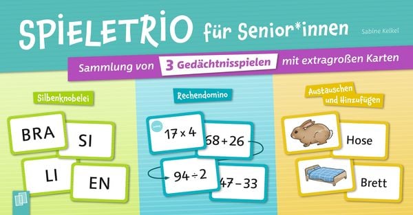 Produktbild: Spieletrio f&uuml;r Senioren und Seniorinnen