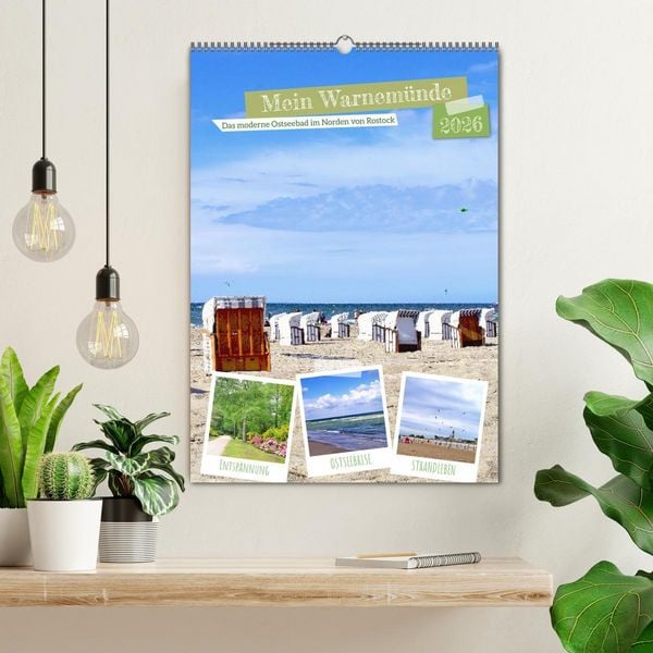 Produktbild: Mein Warnem&uuml;nde - Das moderne Ostseebad im Norden von Rostock (Wandkalender 2026 DIN A2 hoch), CALVENDO Monatskalender