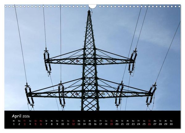 Produktbild: Unter Strom (Wandkalender 2026 DIN A3 quer), CALVENDO Monatskalender