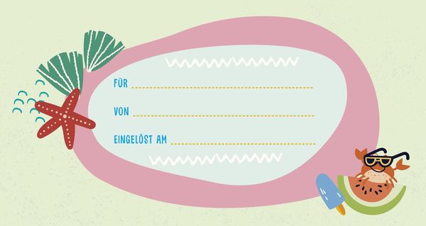 Produktbild: 12 Gutscheine f&uuml;r deine Kindergartenzeit