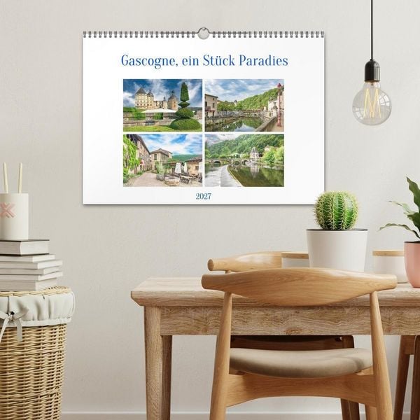 Produktbild: Gascogne, ein St&uuml;ck Paradies (Wandkalender 2027 DIN A3 quer), CALVENDO Monatskalender