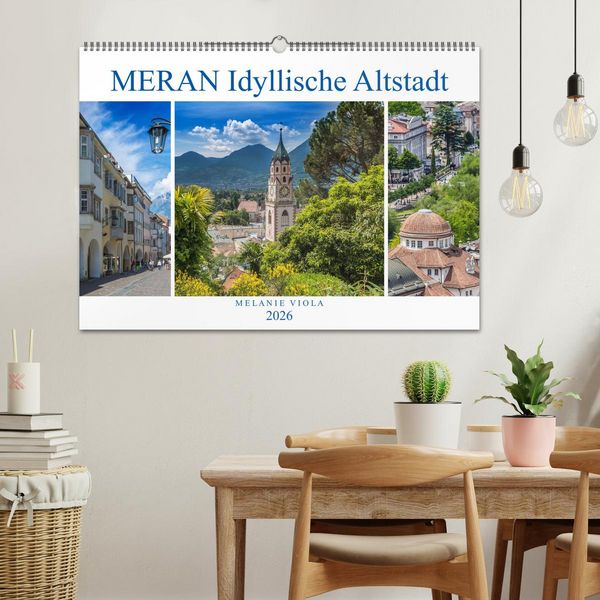 Produktbild: MERAN Idyllische Altstadt (Wandkalender 2026 DIN A2 quer), CALVENDO Monatskalender