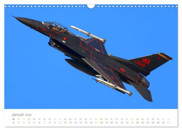 Produktbild: VIPER ACTION - F-16 FIGHTING FALCON (Wandkalender 2026 DIN A3 quer), CALVENDO Monatskalender