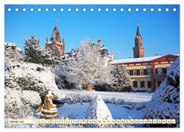 Produktbild: Weinheim im Laufe der Jahreszeiten (Tischkalender 2026 DIN A5 quer), CALVENDO Monatskalender