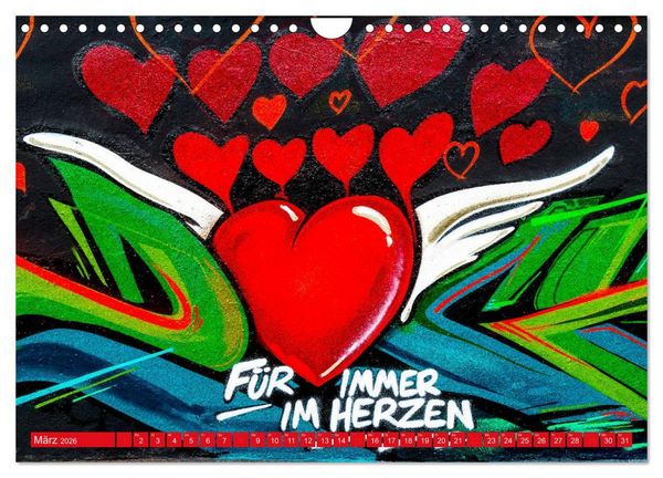 Produktbild: Street art K&ouml;ln Michael Jaster (Wandkalender 2026 DIN A4 quer), CALVENDO Monatskalender
