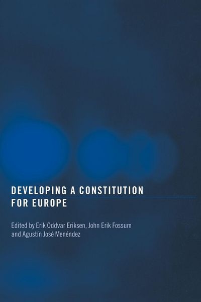 Produktbild: Developing a Constitution for Europe