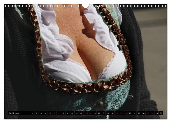 Produktbild: Bayerische Balkone, Einblicke ins Dirndl - bezaubernd (Wandkalender 2026 DIN A3 quer), CALVENDO Monatskalender